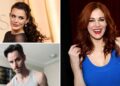 Bella Thorne attends the 98th Oscars at Dolby Theatre on March 15, 2026, in Hollywood, California; Maitland Ward poses at the 2020 AVN Adult Entertainment Expo at the Hard Rock Hotel & Casino on January 23, 2020, in Las Vegas, Nevada; Daniel Benson poses for an X photo