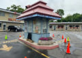 A movie crew built this replica of a late 20-century film-developing booth in the parking lot of Alice's Restaurant, West Shore Road, Warwick, as a set for the movie "Rubber Hut," set to start filming Monday, June 1. Photographed Sunday, May 31, 2026.