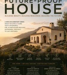 The poster of the documentary "Future-Proof House"