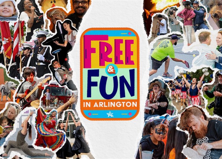 Free and Fun in Arlington logo