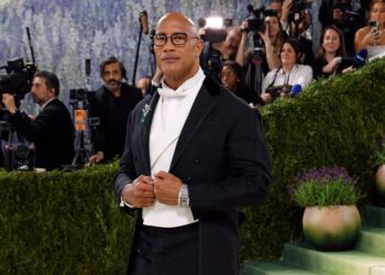 Dwayne Johnson attends the 2026 Met Gala celebrating "Costume Art" at the Metropolitan Museum of Art on 4 May 2026 in New York City.