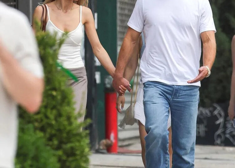 Glen Powell and Michelle Randolph.Credit: TheImageDirect.com