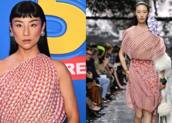 Greta Lee Goes Couture in Dior for 'Toy Story 5' Premiere