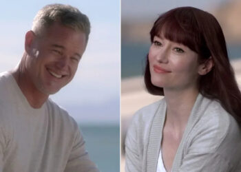 Chyler Leigh and Eric Dane on 'Grey's Anatomy'Credit: ABC