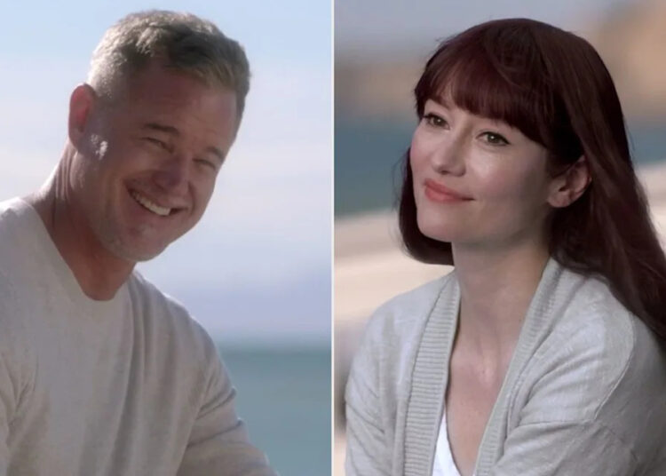 Chyler Leigh and Eric Dane on 'Grey's Anatomy'Credit: ABC
