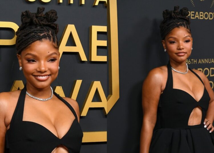 Halle Bailey Styles The New Arrivals by Ilkyaz Ozel for Peabody Awards