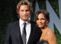 Halle Berry and Gabriel Aubry at the Vanity Fair Oscar Party in February 2009Credit: Jon Kopaloff/FilmMagic