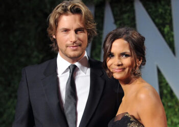 Halle Berry and Gabriel Aubry at the Vanity Fair Oscar Party in February 2009Credit: Jon Kopaloff/FilmMagic