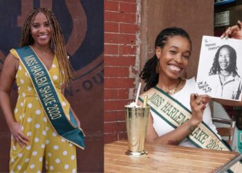 Winners of Miss Harlem Shake Kay Angrum (2020) and Tanasia (2025)
