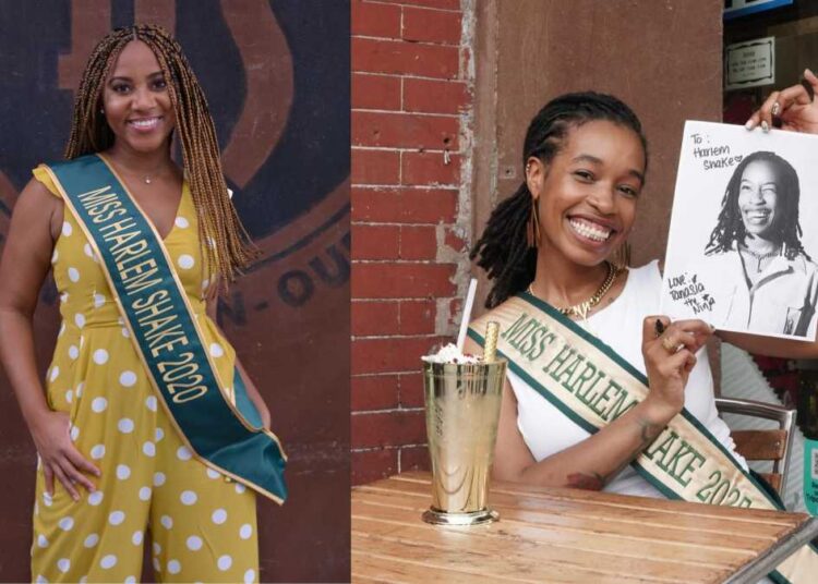 Winners of Miss Harlem Shake Kay Angrum (2020) and Tanasia (2025)
