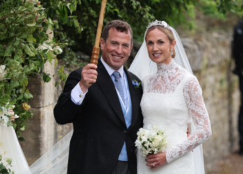 Harriet Sperling marries Peter Phillips in the Cotswolds