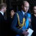 Britain's Prince William, Kate, Princess of Wales, Prince Harry, and Meghan, Duchess of Sussex, pay their respects to Queen Elizabeth II in Westminster Hall for the Lying-in State, in London, Wednesday, Sept. 14, 2022.