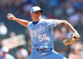 Royals reliever Alex Lange delivers a pitch against the Minnesota Twins during the ninth inning of Kansas City's 3-2 win at Target Field in Minneapolis on Saturday, June 6, 2026.