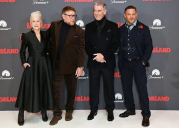 Helen Mirren, Guy Ritchie, Pierce Brosnan, and Tom Hardy attend 'MobLand' premiereCredit: Alan Chapman/Dave Benett/WireImage