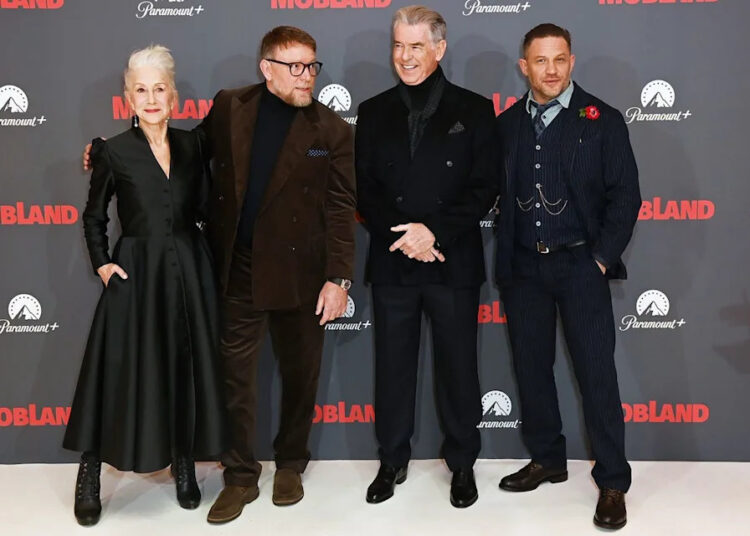 Helen Mirren, Guy Ritchie, Pierce Brosnan, and Tom Hardy attend 'MobLand' premiereCredit: Alan Chapman/Dave Benett/WireImage