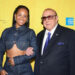 FILE – Alicia Keys, left, and Clive Davis attend the “Hell’s Kitchen” Broadway musical opening night performance in New York on April 20, 2024. (Photo by CJ Rivera/Invision/AP, File)