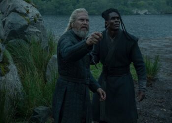 Addam of Hull (Clinton Liberty) and Hugh Hammer (Kieran Bew) in