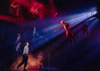 How do you make vampires fly effortlessly on Broadway? Strong wires, harnesses and lots of practice