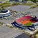 An aerial view of Truman Sports Complex