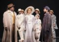 Joshua Henry, foreground from left, Caissie Levy, and Brandon Uranowitz appear during a performance of "Ragtime" in New York on Oct. 8, 2025. (Matthew Murphy via AP)