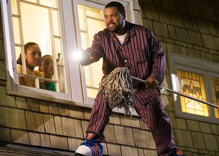 Allen, Bolden, and Ice Cube in 'Are We Done Yet?'Credit: Rob McEwan/Sony Pictures