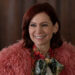 Carrie Preston as Elsbeth Tascioni smiling on Elsbeth.