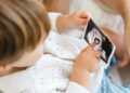 Micah and Sarah Wallace's son Shelton holding their sonogramCredit: Yumi Matsuo Studio