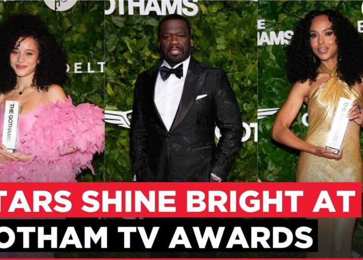 Inside The Gotham TV Awards: 50 Cent, Kerry Washington, Chase Infiniti And More Celebrities Arrive