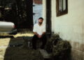Ike Dweck outside house