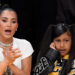 Kim Kardashian and daughter North West attend the Western Conference Semifinal Playoff game between the Los Angeles Lakers and Golden State Warriors at Crypto.com Arena on May 12, 2023 in Los Angeles, California.