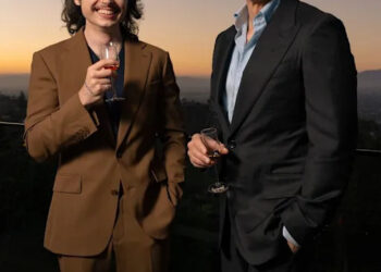 Jack Marsden and James Marsden celebrate their new campaign with the Macallan in Los Angeles on June 10, 2026Credit: Jonathan "KT" Kang for The Macallan
