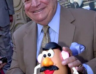 Don Rickles with a Mr. Potato Head doll in Oct. 2000Credit: Newsmakers