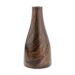 Aeravida 6-Inch Artistic Grain Pattern Natural Mango Tree Wood Flower Vase | Mango Tree Wood Flower Vase | Handmade Home Office Table Vase| Flower Vases Decorative for Living Room (1pcs)