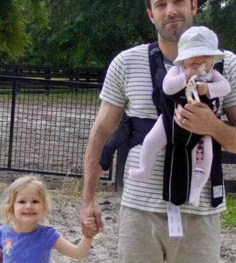 Ben Affleck with his and Jennifer Garner's childrenCredit: Jennifer Garner/Instagram