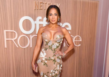 Jennifer Lopez at Netflix's "Office Romance" New York Premiere held at Regal Union Square on June 02, 2026 in New York, New York.