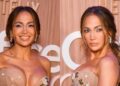 Jennifer Lopez Styles Miss Sohee Couture for 'Office Romance' in NYC