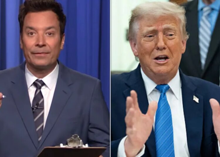 Jimmy Fallon 'Interviews' Trump About Knicks Using President's Own Goofy Words