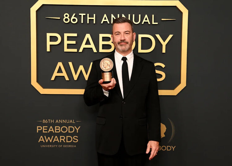 Jimmy Kimmel Honored at Peabody Awards As He Says “Making Jokes About the President in America Shouldn’t Win You a Prize”