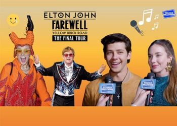 JoJo Siwa, Matt Cornett, & Lyndon Smith Support Elton John's Farewell Concert at Dodger Stadium