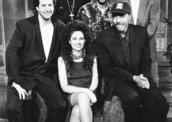 Williams, top left, on 'The Arsenio Hall Show'Credit: Paramount Television/Courtesy Everett