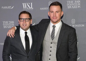 Jonah Hill and Channing Tatum in New York in 2018Credit: Taylor Hill/WireImage