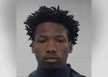 The mug shot of accused murderer Karmelo Anthony.
