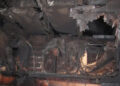 Damage done to Kat Von D's rental home due to a fire in 2010.Credit: Kat Von D/Facebook