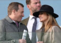 Peter Phillips, Harriet Sperling and the royal family attend the New Year's Day Racing at Cheltenham Racecourse in 2026. By: James Whatling/MEGA