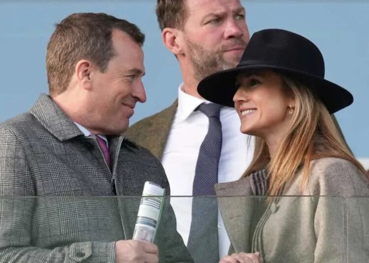 Peter Phillips, Harriet Sperling and the royal family attend the New Year's Day Racing at Cheltenham Racecourse in 2026. By: James Whatling/MEGA