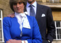 Princess Diana and Prince Charles (now King Charles) on the day they announced their engagement in February 1981 — Diana is wearing the sapphire engagement ring that Kate Middleton wears today.