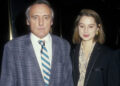Dennis Hopper and Katherine LaNasa at a taping of 'Saturday Night Live' in New York City in 1987Credit: Ron Galella/WireImage