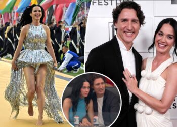 Katy Perry, Justin Trudeau pack on the PDA at World Cup match