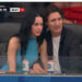 Katy Perry and Justin Trudeau were seen closely cuddling (as pictured here) at Team USA’s World Cup match against Paraguay on Friday. FOX SPORTS/ X