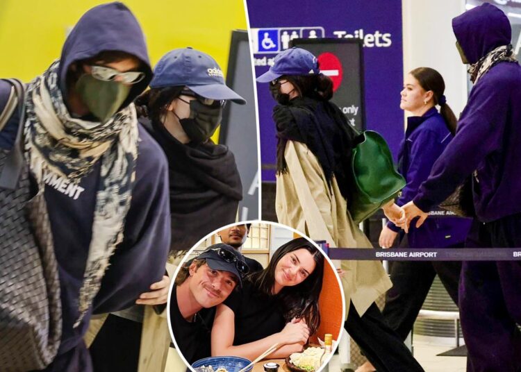 Kendall Jenner and Jacob Elordi fly under the radar at airport after Australia getaway